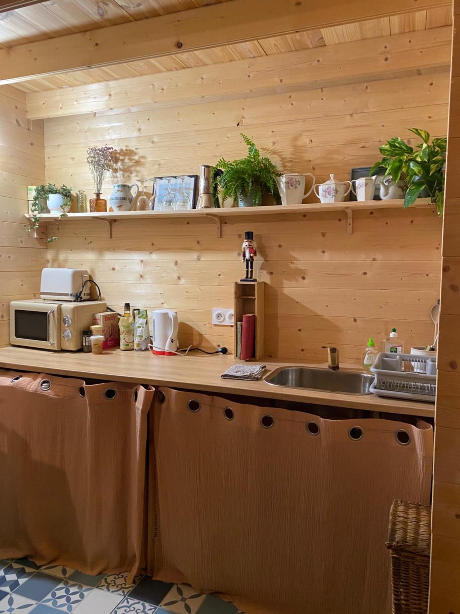Maison En Bois 1 Chambre 4 Couchages Type Tiny House Granville Extérieur photo