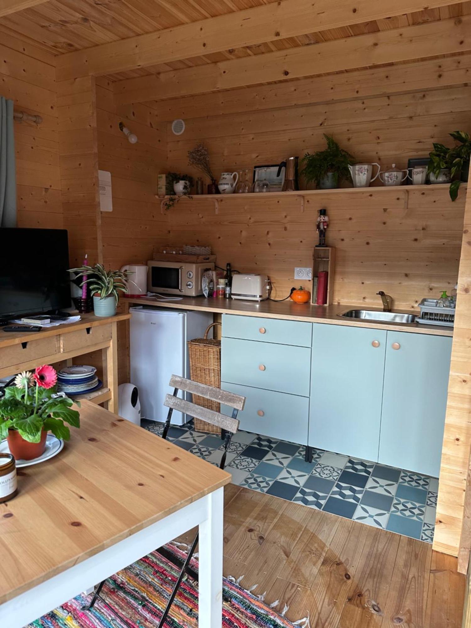 Maison En Bois 1 Chambre 4 Couchages Type Tiny House Granville Extérieur photo
